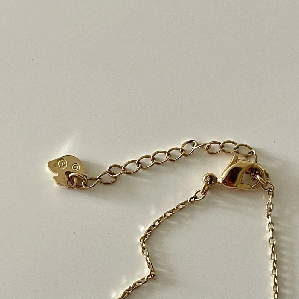 NWT Swarovski Gold Tone Crystal Necklace & Earrings Set - Picture 9 of 11